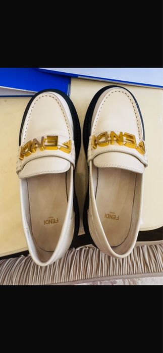 Лоферы Fendi на платформе