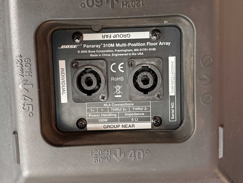 4x monitoare de scena BOSE Panaray 310M - vand sau schimb cu BOSE 802 Series III