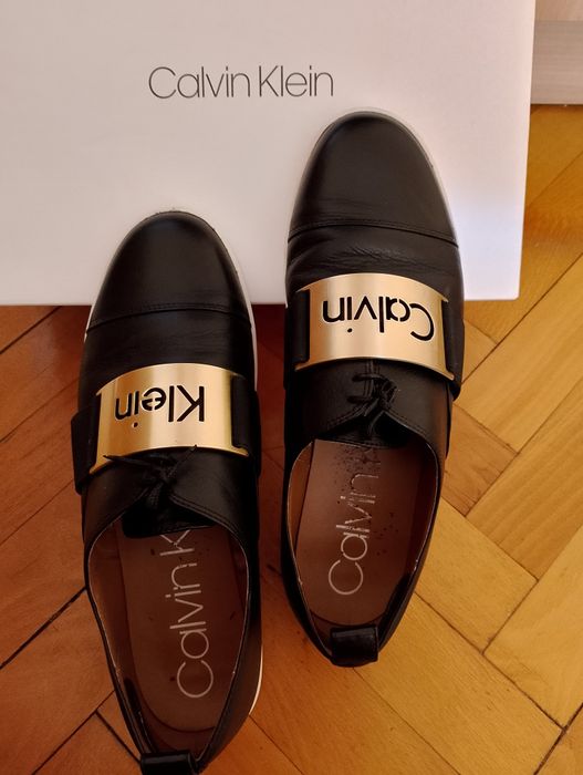 Естествена кожа, дамски обувки Calvin Klein