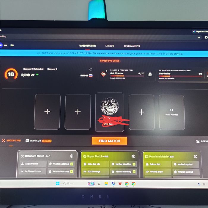 Аккаунт Стим +Faceit