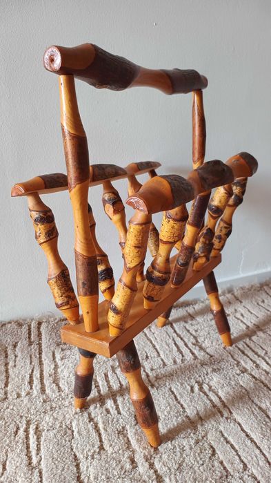 Suport rustic din lemn