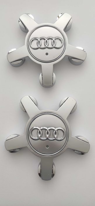 Капачки за джанти АУДИ/AUDI - 135 мм. Цвят: сребрист, сив и черен
