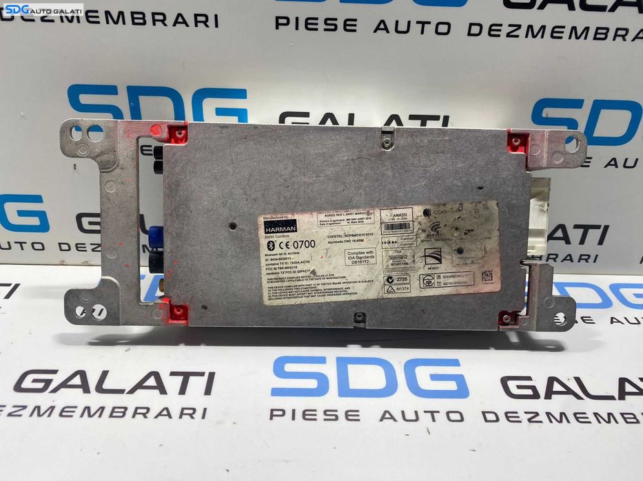 Amplificator Unitate Modul Calculator Combox Bluetooth Harman Becker BMW Seria 7 F01 F02 F03 2011 - 2015 Cod 9257151 925715101 [1160]