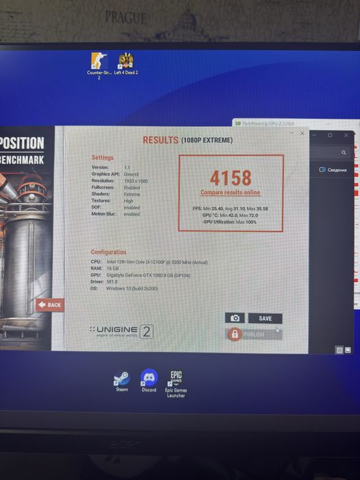 Gigabyte GTX 1080 G1 gaming 8gb