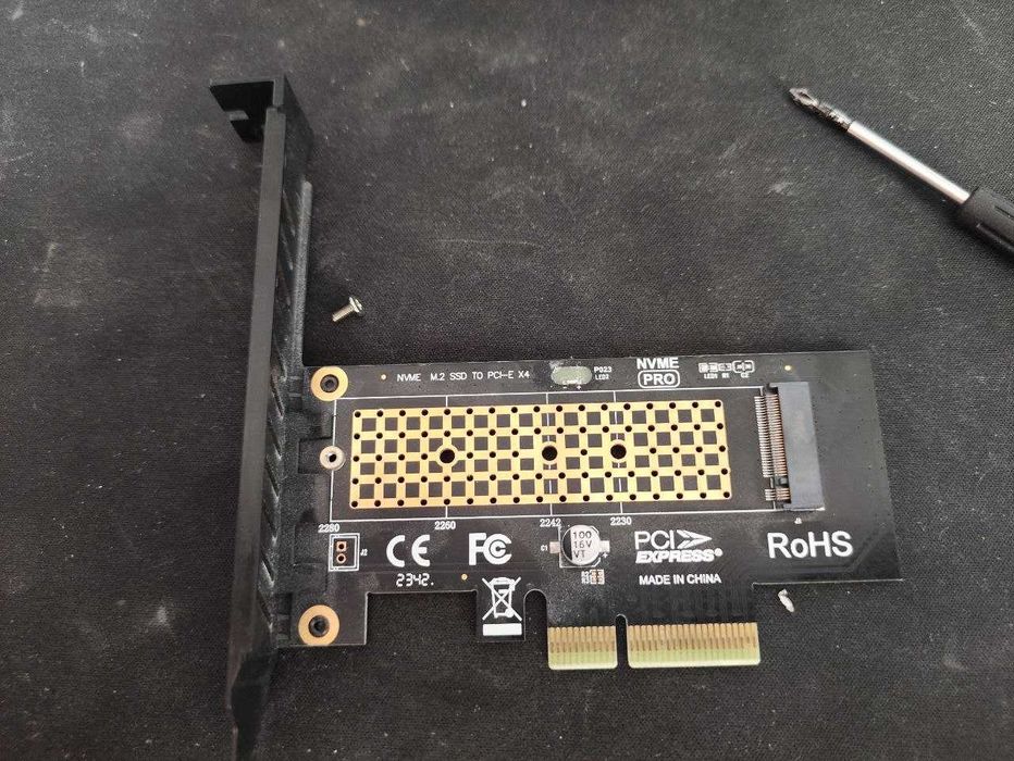 M.2 SSD Kioxia 512 GB + Переходник для PCI-e x4