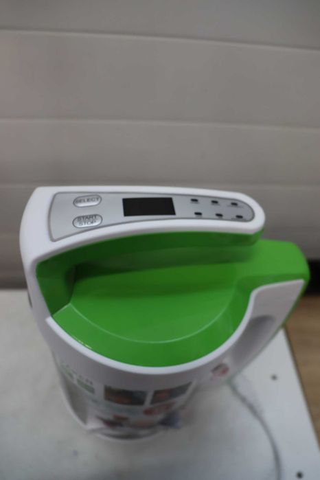 Уред за приготвяне на крем супа, DOMO, 2.2 литра, Soup Maker, неръждаема стомана/бял