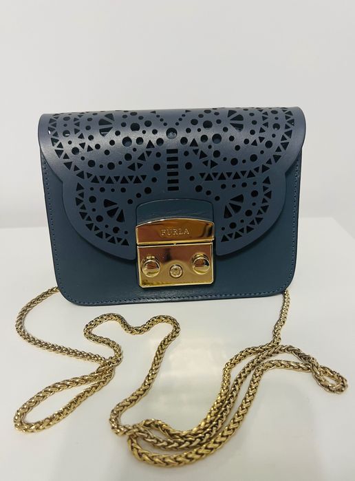Geanta mini steel blue Furla