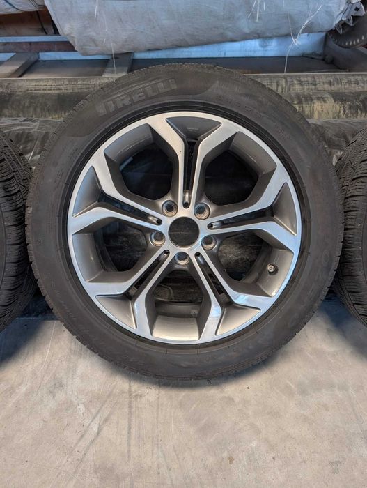 4 Jante roti M+S BMW 245 50 R18 X3 F25 X4 F26 style 607 + senzori