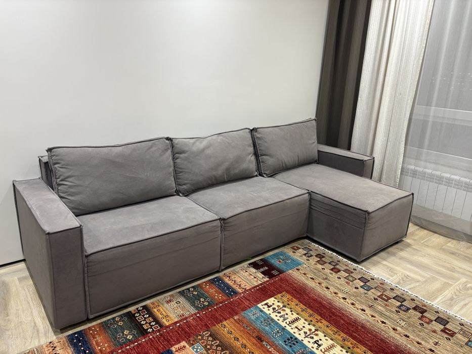 Диван тик-так, цвет серый