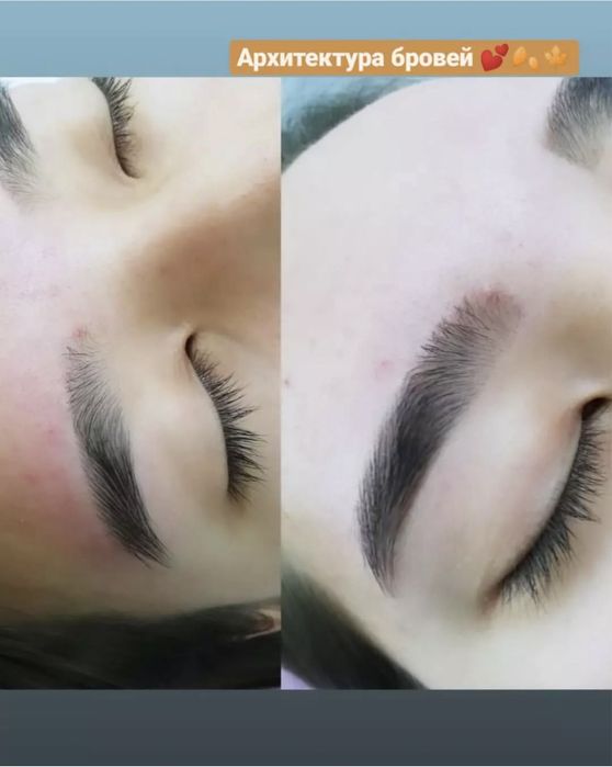 Наращивание Ресниц, Брови ниткой, Перманент бровей