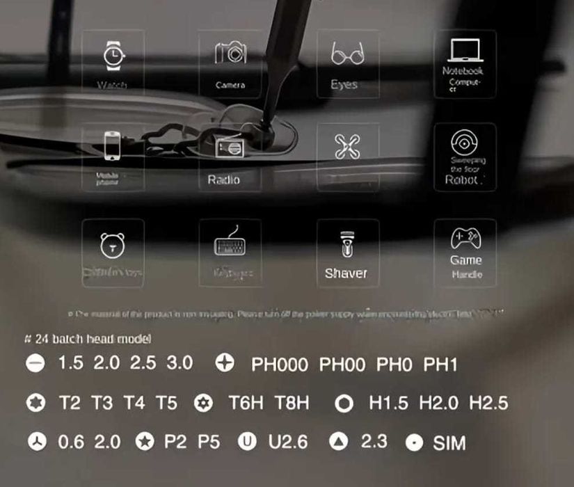 Мини Отвертка на 24 предмета