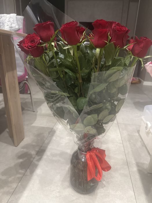 Букет роз 21 красные