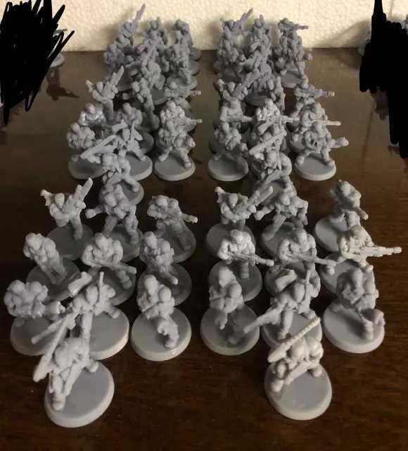 60броя Warhammer 40k 3D принтирани Catachan Jungle Fighter модели