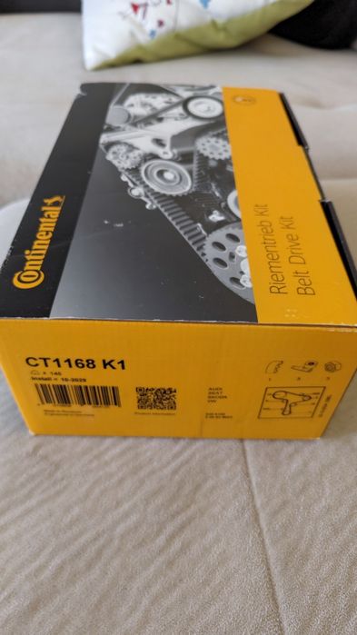 Комплект ангренажен ремък CT 1186 K1 + пистов ремък 6 PK 1026