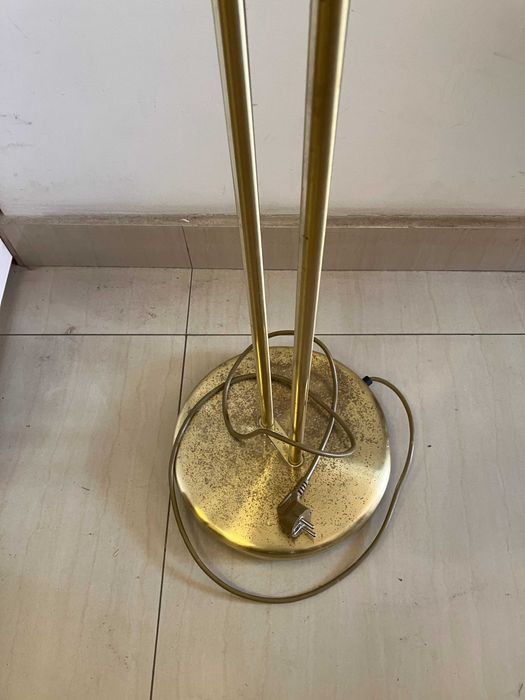 Лампа стояща ( подова) от месинг - работеща