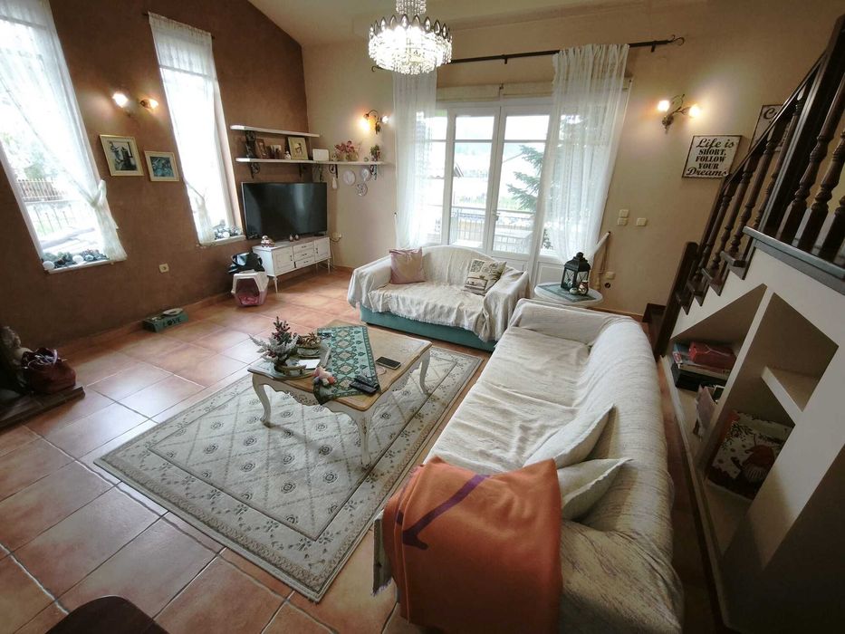 Продава изключителна къща само на 650 м от морето в Ставрос, Гърция