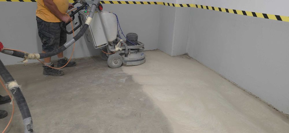 Frezare, slefuire si scarificare pardoseli din beton, sape, inlaturare epoxy