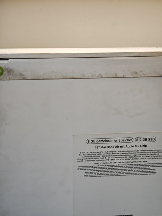 Mac Book Air M2 15 inch 512 Gb