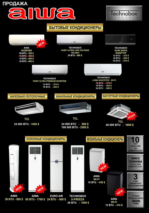 Кондиционеры и вентиляция