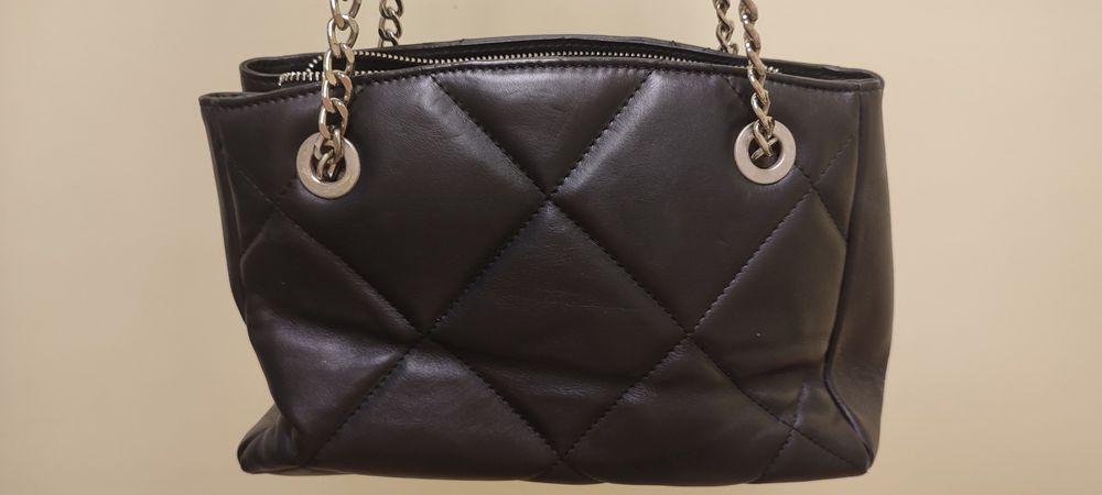 Естествена кожа чанта