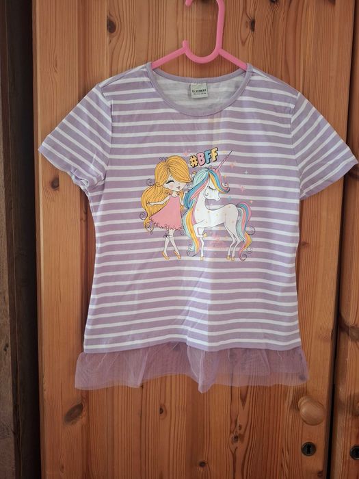 Tricou fetițe culoare mov