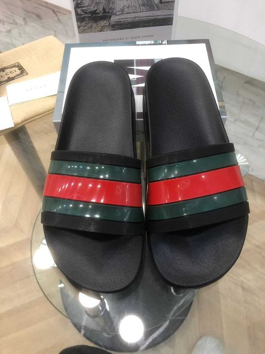 Papuci Gucci Negri
