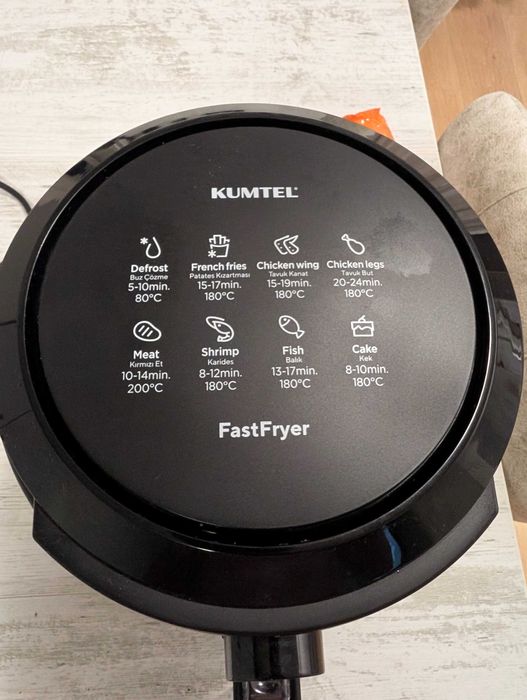 Еърфрайър (Фритюрник с горещ въздух) Kumtel Fastfryer HAF-01, 1500W