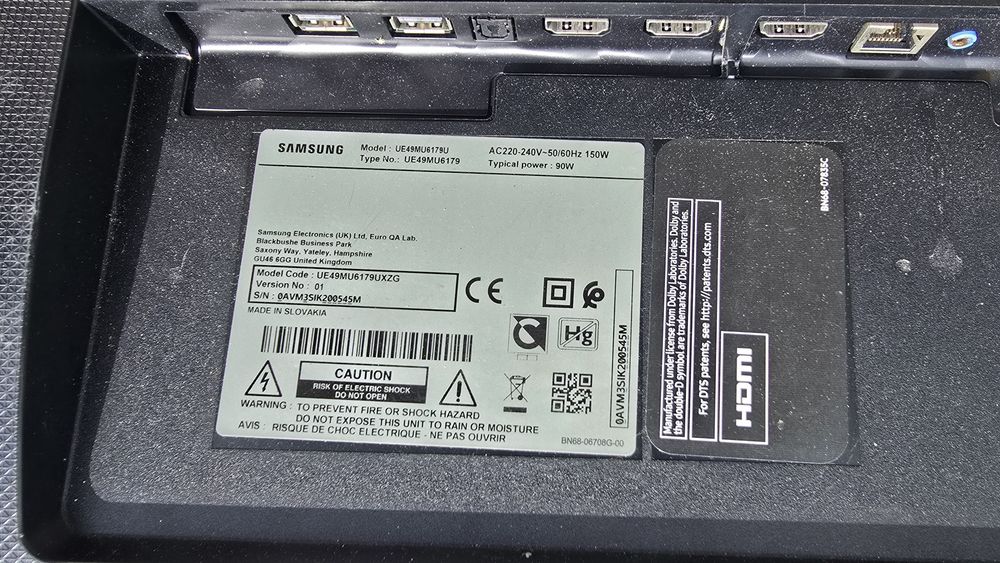4 TV Smart Samsung UHD, DISPLAY  SPART