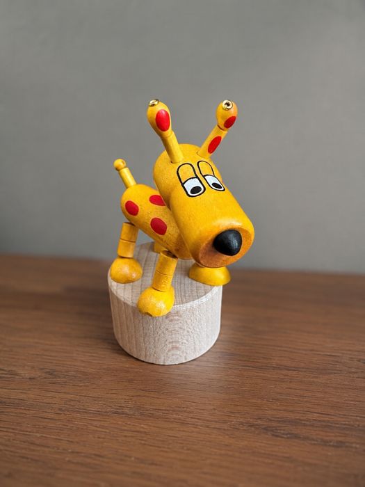 Игрушка марионетка-дергунчик, Чехия. Дерево
