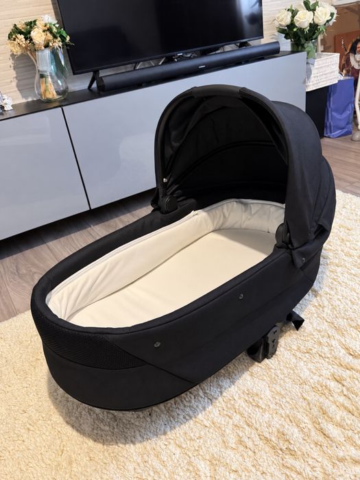 Landou Cybex COT S  Balios S Lux / Folosit 1 LUNA / Produs ca NOU/ 2 Huse Landou 2 Plase Tantari CADOU