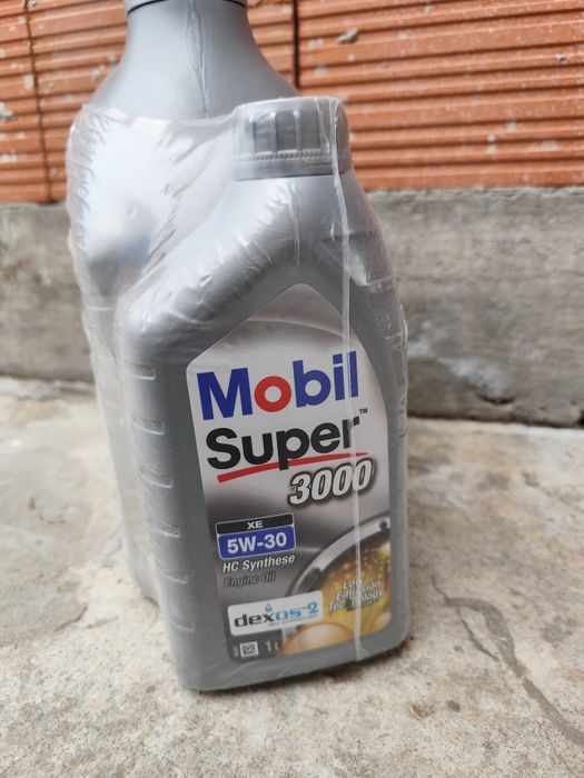 Моторно масло Mobil super 3000 XE 5w30 5 литра +1 литър подарък