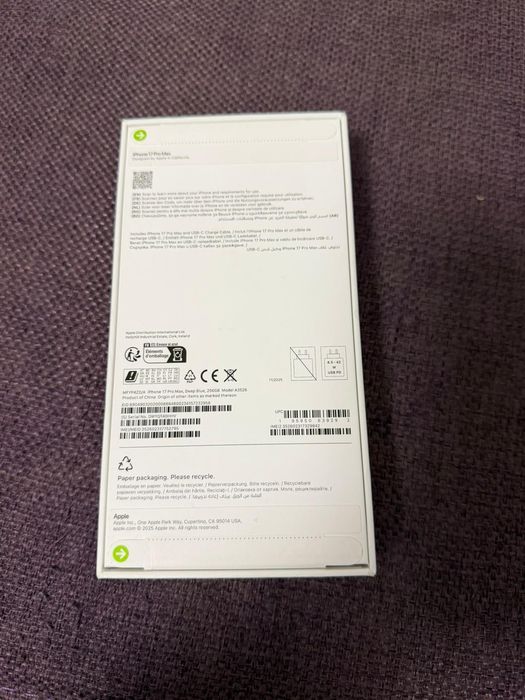 iPhone 17 Pro Max 256 Nou Sigilat
