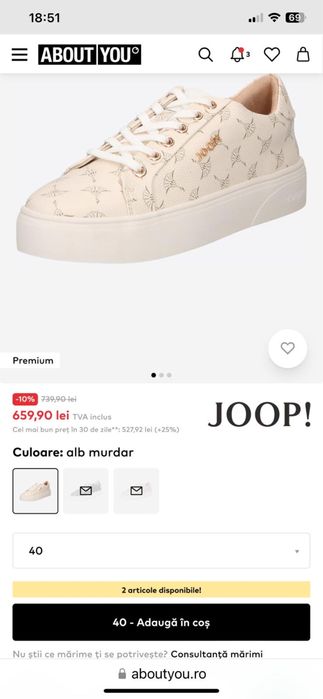 Adidas Joop marimea 38