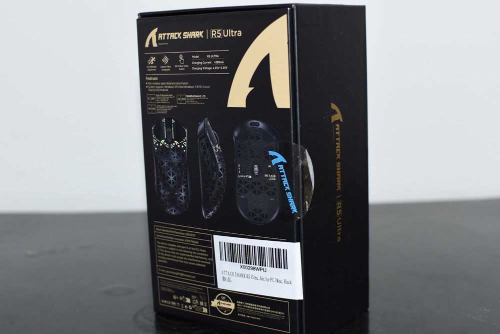 Vand Mouse de gaming wireless ATTACK SHARK R5Ultra Sigilat