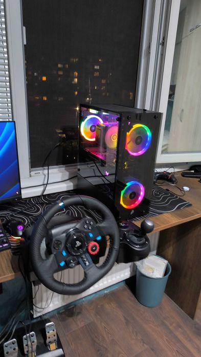 Компютърна кутия 1stPlayer FireDancing V2-A RGB, черен - V2-A-4R1