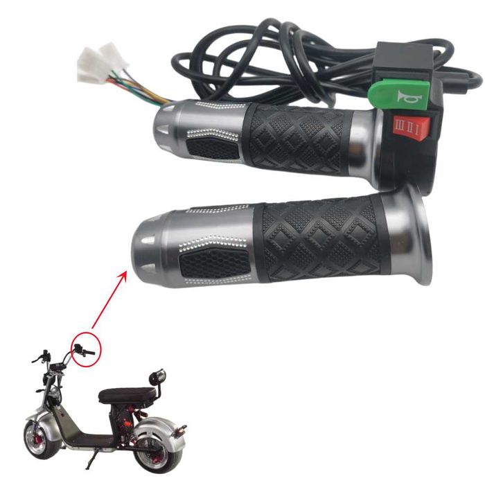 Acceleratie cu trei trepte pentru scuter electric Citycoco