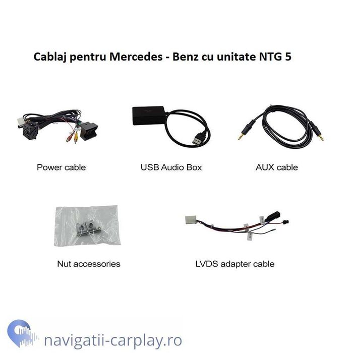 Ecran mare cu Apple CarPlay / Android Auto Mercedes CLA Class W117