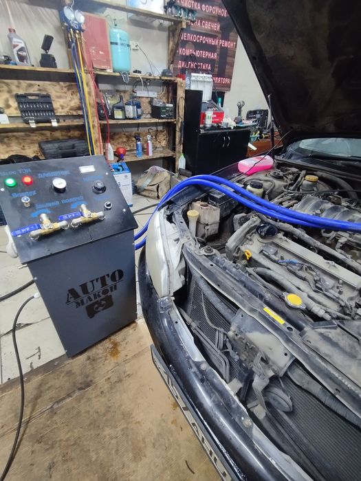 Промывка радиатора печки