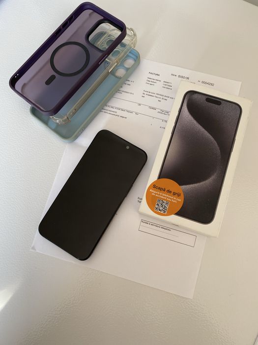 iPhone 15 pro max  256gb 86%bat liber de rețea