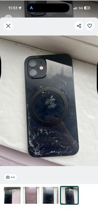 Vand iphone 12 + husa