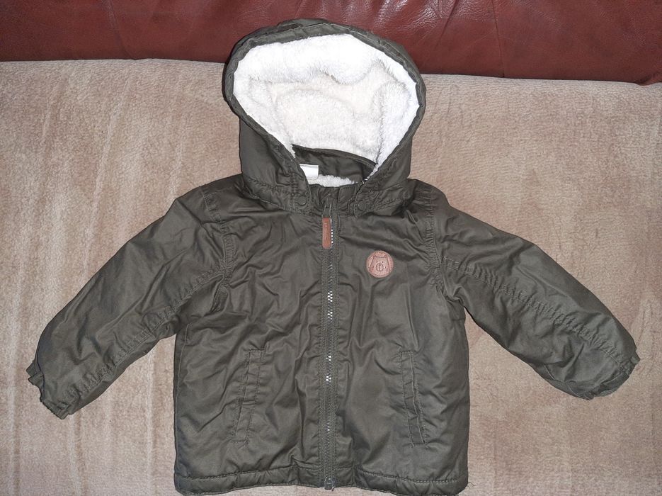 Geacă îmblănită copii H&M,Nr:86
