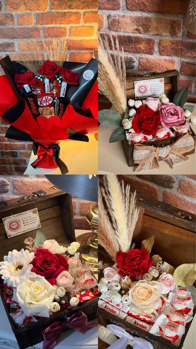 Buchete și aranjamente cu flori si dulciuri - ARA bouquets