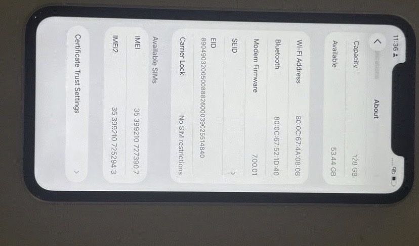 Iphone 11 128 gb