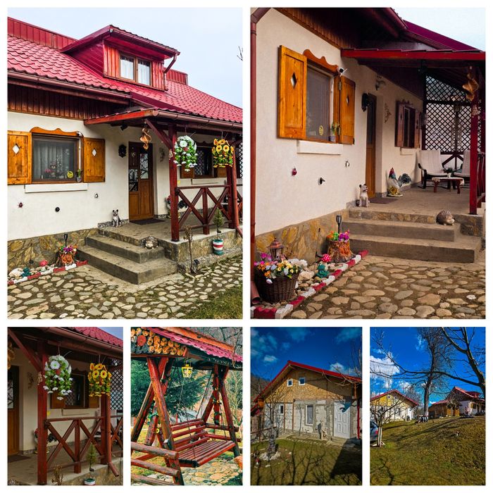 PROPRIETATE IDEALĂ DE PENSIUNE: 2 Case + Teren 1600mp, Retezat / Valea