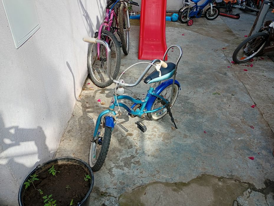 Bicicleta pegas 16 inch cu roți ajutătoare separat