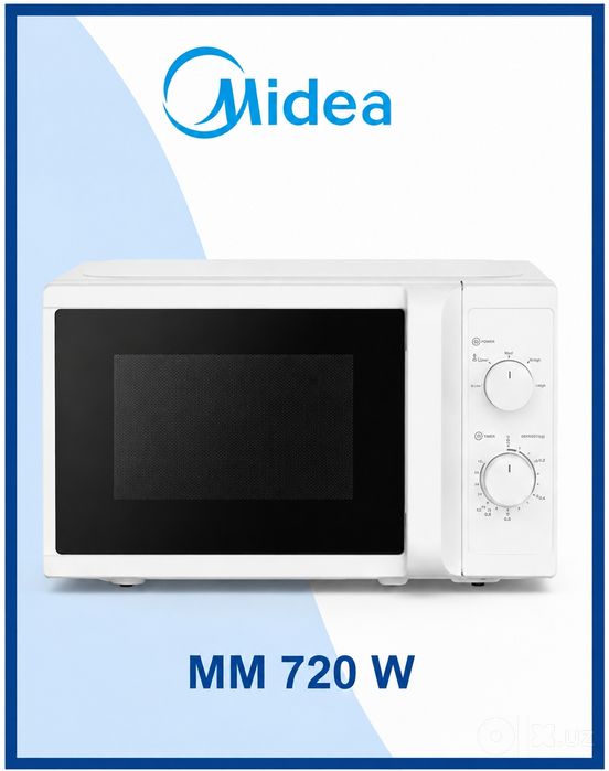 MIDEA mikroto'lqinli pechlari 3 yil Servis Kafolat