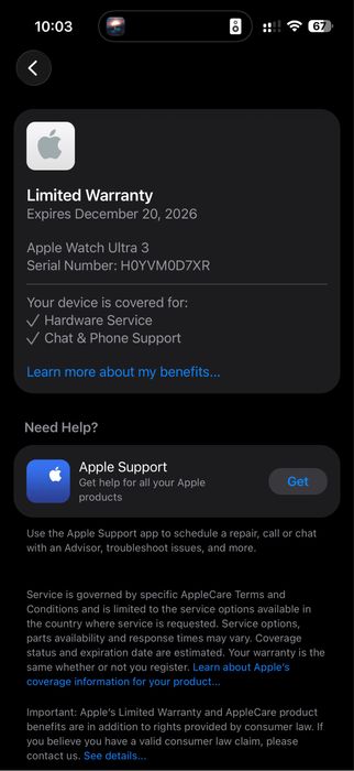 Apple Watch Ultra 3 (Black)