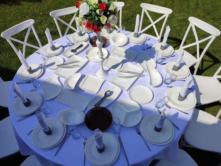 Шатры, столы, стулья, посуда в аренду