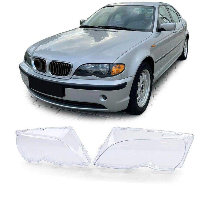 Sticla far sticle faruri BMW E46 FL sedan touring NOU