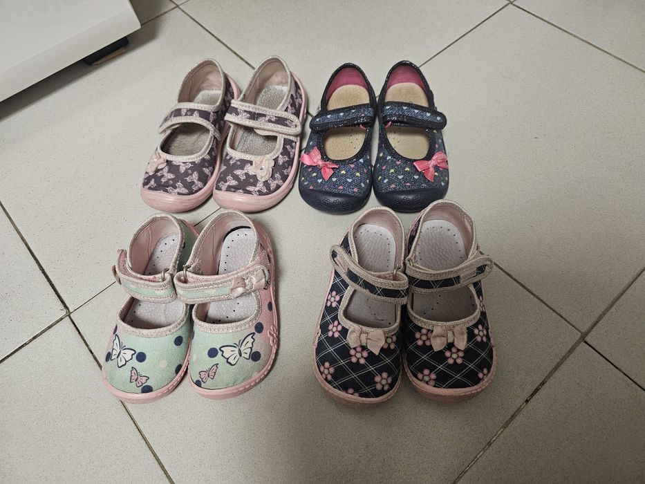 Детски дишащи пантофки 4бр